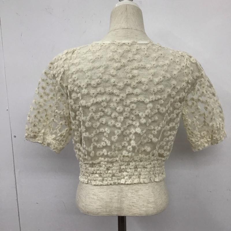 アルシーヴ archives シャツ、ブラウス 半袖 刺繍 白 / ホワイト /  レディース USED 古着 中古 10126616