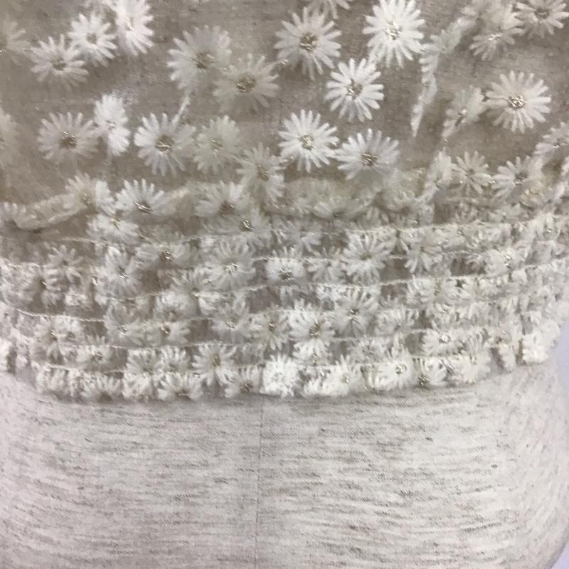 アルシーヴ archives シャツ、ブラウス 半袖 刺繍 白 / ホワイト /  レディース USED 古着 中古 10126616