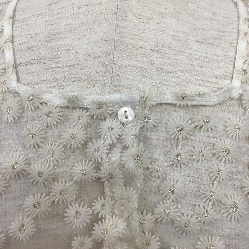 アルシーヴ archives シャツ、ブラウス 半袖 刺繍 白 / ホワイト /  レディース USED 古着 中古 10126616