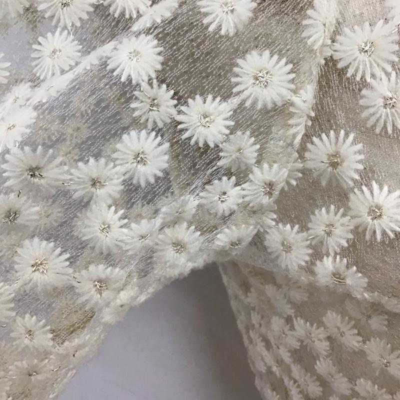 アルシーヴ archives シャツ、ブラウス 半袖 刺繍 白 / ホワイト /  レディース USED 古着 中古 10126616