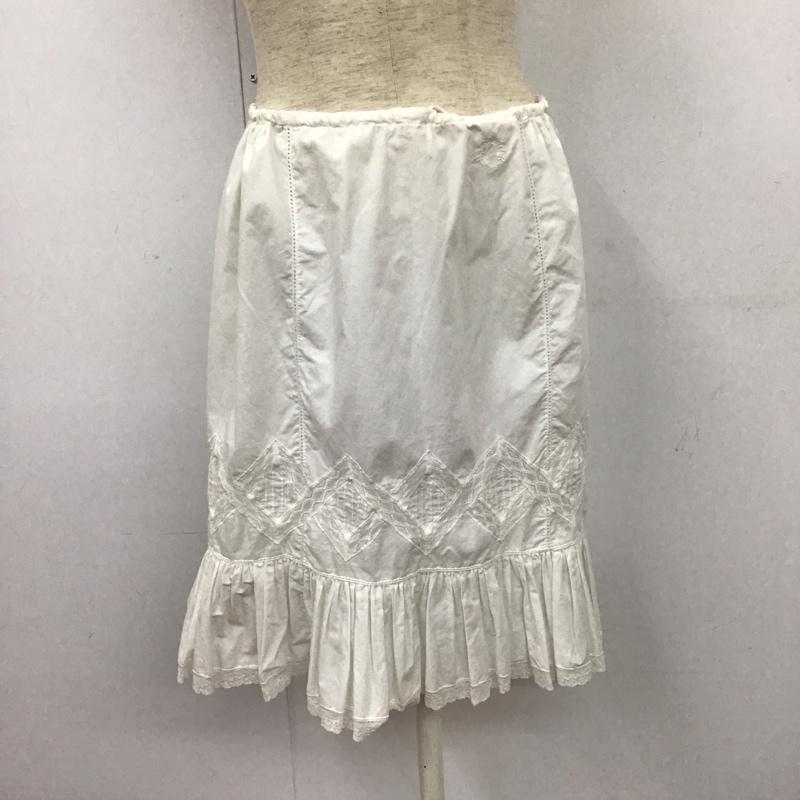 ラルフローレン RALPHLAUREN スカート ミニスカート 無地 白 / ホワイト /  レディース USED 古着 中古 10126618