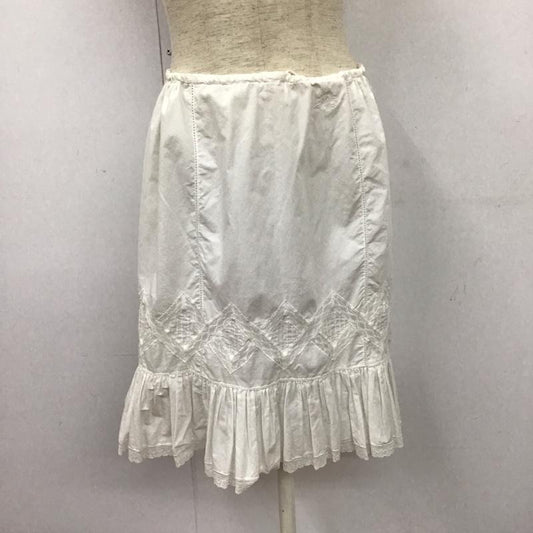 ラルフローレン RALPHLAUREN スカート ミニスカート 無地 白 / ホワイト /  レディース USED 古着 中古 10126618