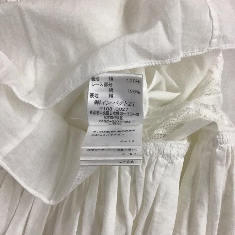 ラルフローレン RALPHLAUREN スカート ミニスカート 無地 白 / ホワイト /  レディース USED 古着 中古 10126618