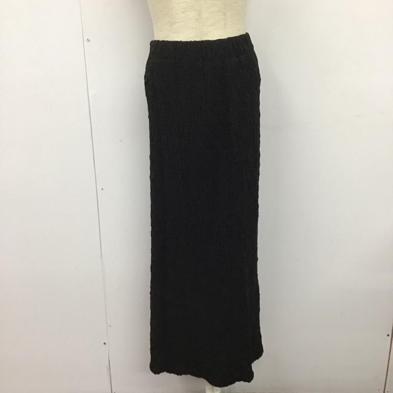 ビームス ハート BEAMS HEART スカート ロングスカート 無地 黒 / ブラック /  レディース USED 古着 中古 10126619
