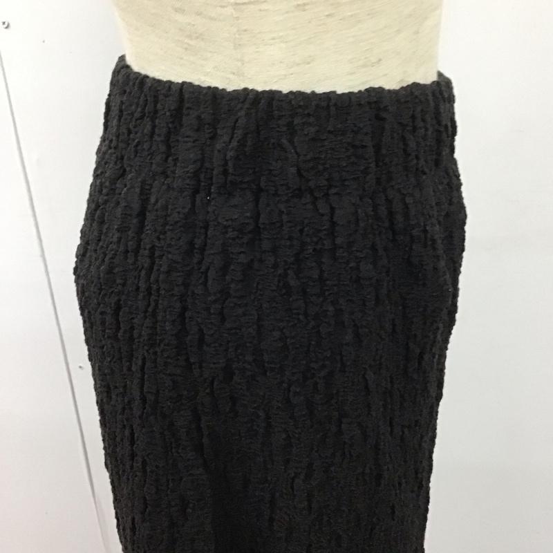 ビームス ハート BEAMS HEART スカート ロングスカート 無地 黒 / ブラック /  レディース USED 古着 中古 10126619