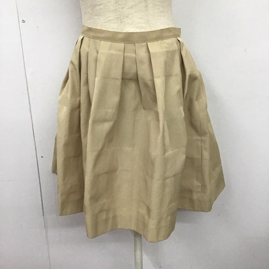 ブルーレーベル・クレストブリッジ BLUE LABEL CRESTBRIDGE スカート ミニスカート 38 無地 ベージュ / ベージュ /  レディース USED 古着 中古 10126620