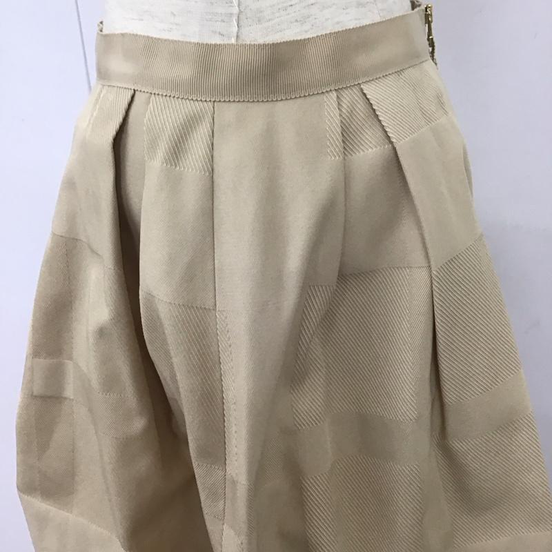 ブルーレーベル・クレストブリッジ BLUE LABEL CRESTBRIDGE スカート ミニスカート 38 無地 ベージュ / ベージュ /  レディース USED 古着 中古 10126620