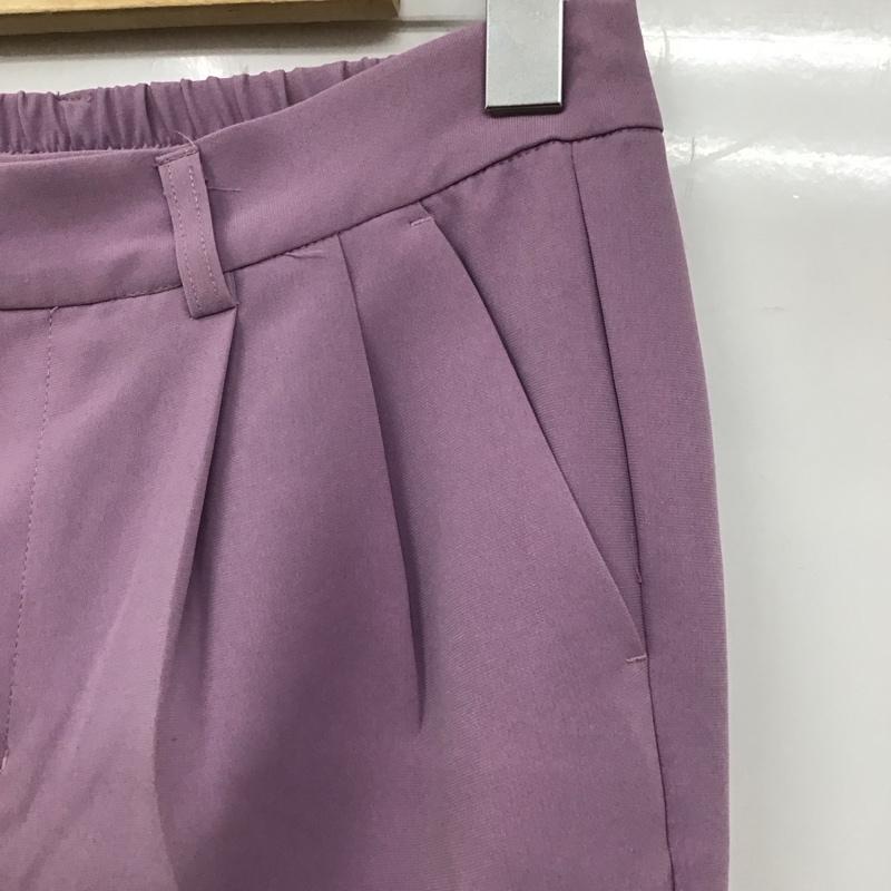 アズールバイマウジー AZUL BY MOUSSY パンツ スラックス 250BAZ31-321F M 無地 紫 / パープル /  レディース USED 古着 中古 10126626