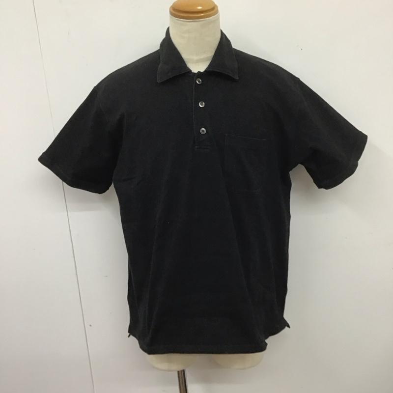 グッドオン Good On ポロシャツ 半袖 半袖カットソー ポロシャツ L 無地 黒 / ブラック /  メンズ USED 古着 中古 10126629