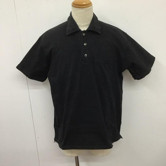 グッドオン Good On ポロシャツ 半袖 半袖カットソー ポロシャツ L 無地 黒 / ブラック /  メンズ USED 古着 中古 10126629