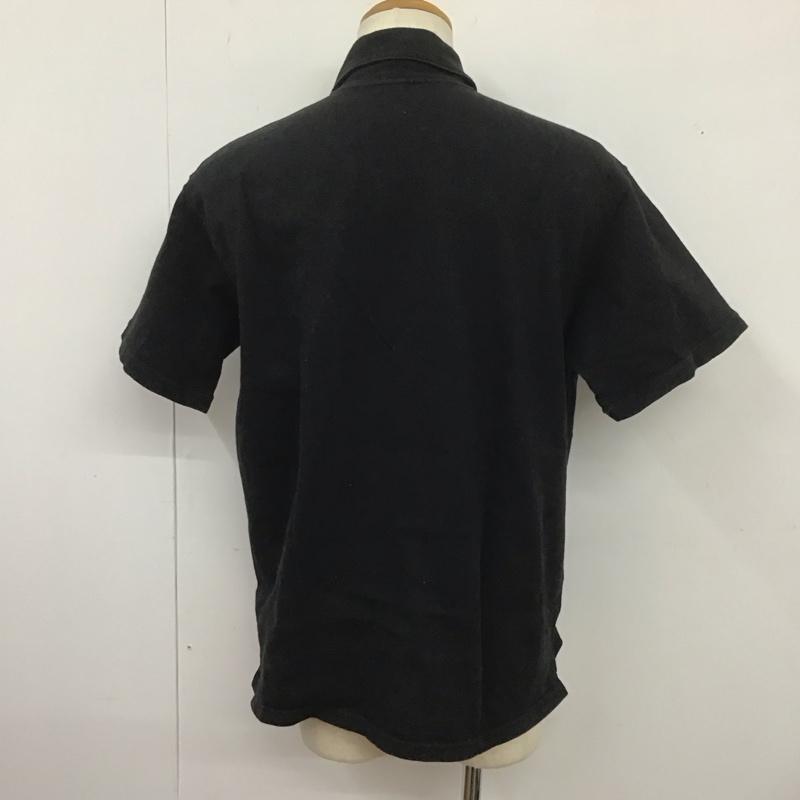 グッドオン Good On ポロシャツ 半袖 半袖カットソー ポロシャツ L 無地 黒 / ブラック /  メンズ USED 古着 中古 10126629