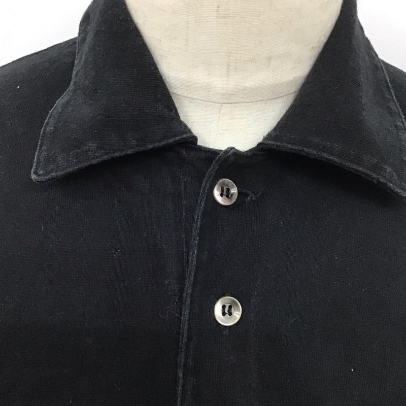 グッドオン Good On ポロシャツ 半袖 半袖カットソー ポロシャツ L 無地 黒 / ブラック /  メンズ USED 古着 中古 10126629