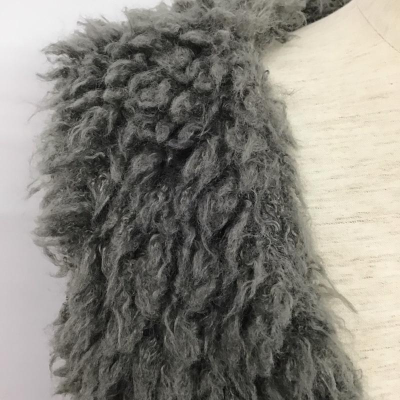 アズールバイマウジー AZUL BY MOUSSY ベスト ベスト 250CAA80-390H POODLE FUR VEST M 無地 灰 / グレー /  レディース USED 古着 中古 10126639