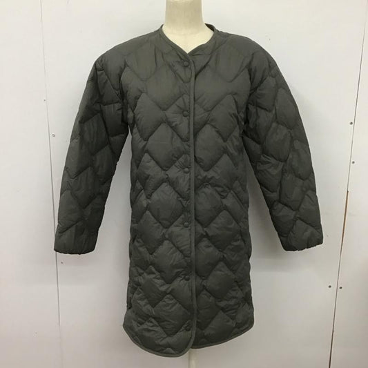 ユニクロ UNIQLO コート ダウンコート 212-439708 ウルトラライトダウンリラックスコート S 無地 カーキ / カーキ /  レディース USED 古着 中古 10126642
