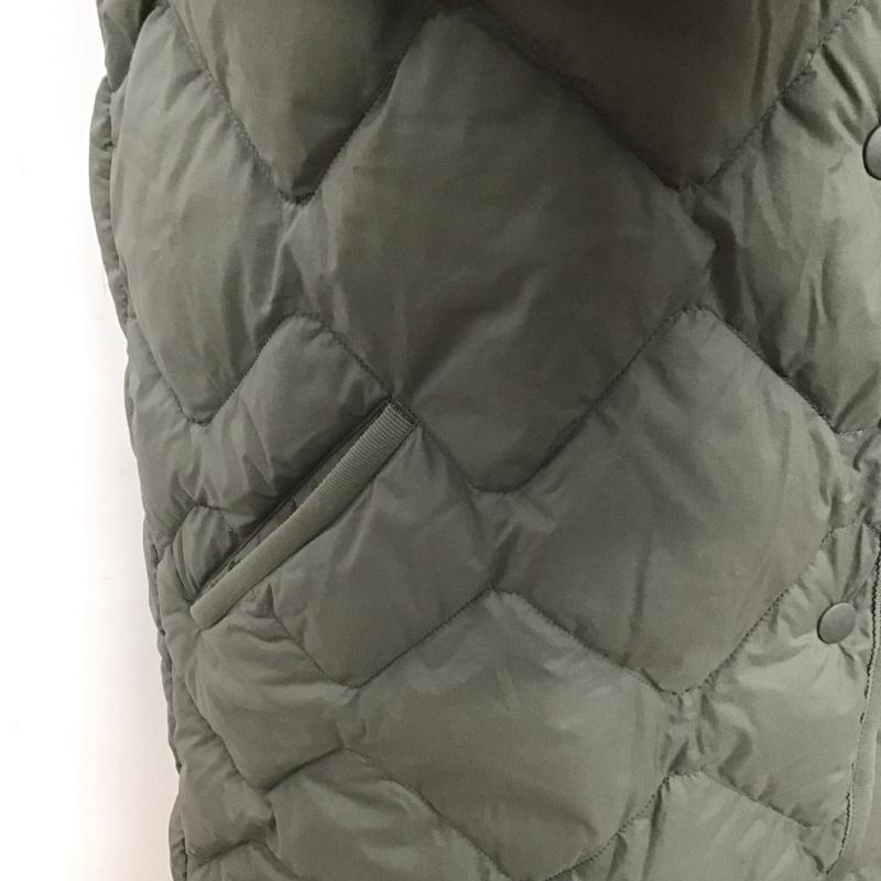 ユニクロ UNIQLO コート ダウンコート 212-439708 ウルトラライトダウンリラックスコート S 無地 カーキ / カーキ /  レディース USED 古着 中古 10126642