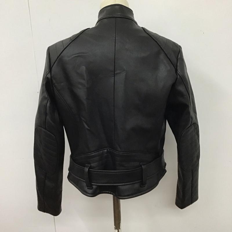 ユニクロ UNIQLO ジャケット、上着 ライダース XL 無地 黒 / ブラック /  レディース USED 古着 中古 10126644