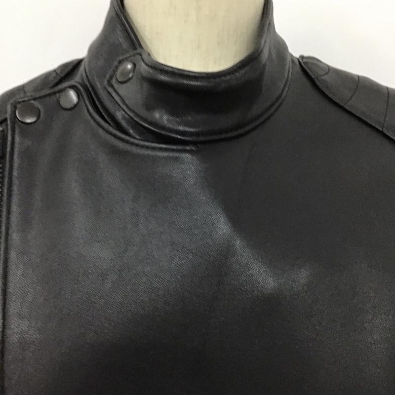 ユニクロ UNIQLO ジャケット、上着 ライダース XL 無地 黒 / ブラック /  レディース USED 古着 中古 10126644