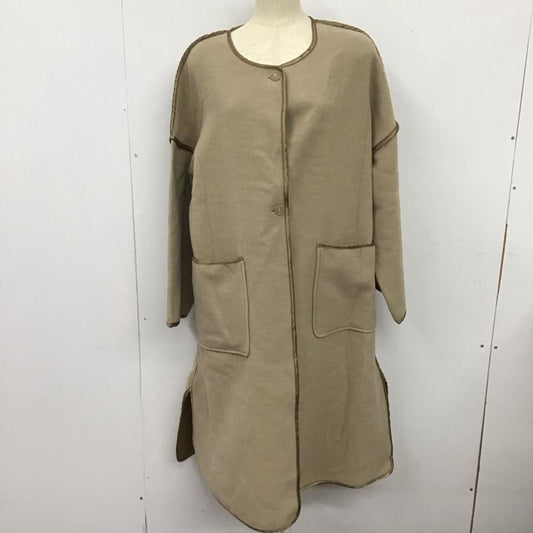 カスタネ Kastane コート コート一般 KAS1154 パイピングガウンコート FREE 無地 ベージュ / ベージュ /  レディース USED 古着 中古 10126646