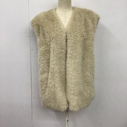 ローリーズファーム LOWRYS FARM ベスト ベスト FREE 無地 ベージュ / ベージュ /  レディース USED 古着 中古 10126647