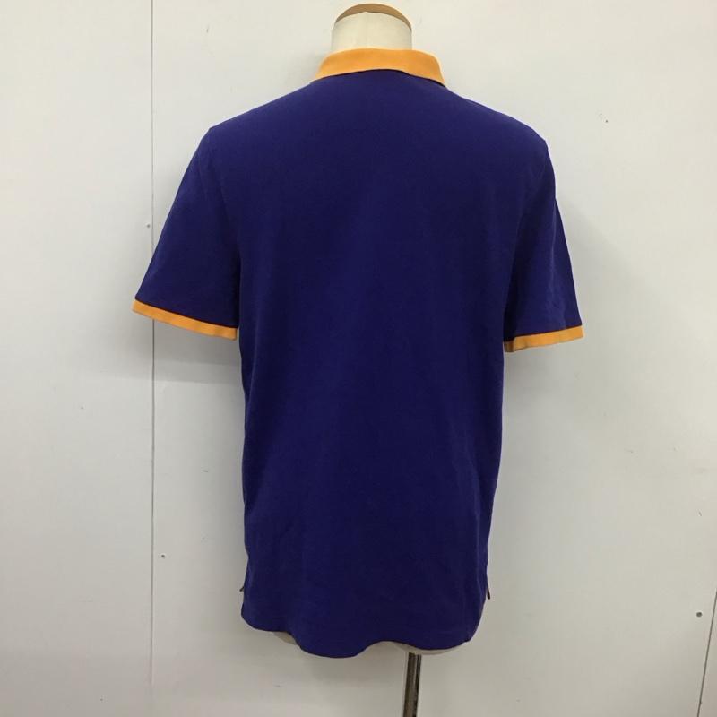 ナイキ NIKE ポロシャツ 半袖 727655-457 半袖ポロシャツ 半袖カットソー XL ロゴ、文字 青 / ブルー /  メンズ USED 古着 中古 10126654