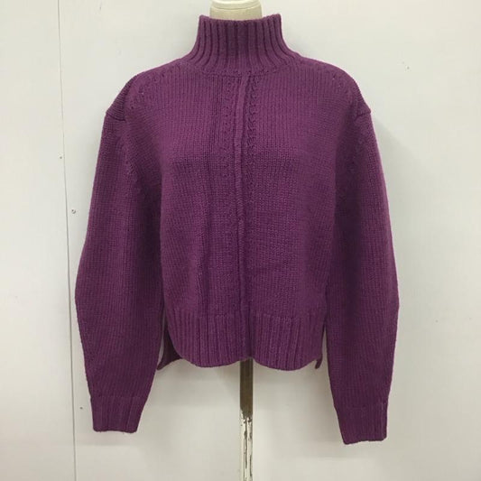 マウジー MOUSSY ニット、セーター 長袖 029EAA70-5070 FREE 無地 紫 / パープル /  レディース USED 古着 中古 10126662