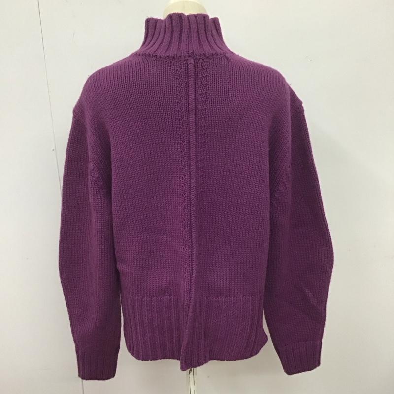 マウジー MOUSSY ニット、セーター 長袖 029EAA70-5070 FREE 無地 紫 / パープル /  レディース USED 古着 中古 10126662