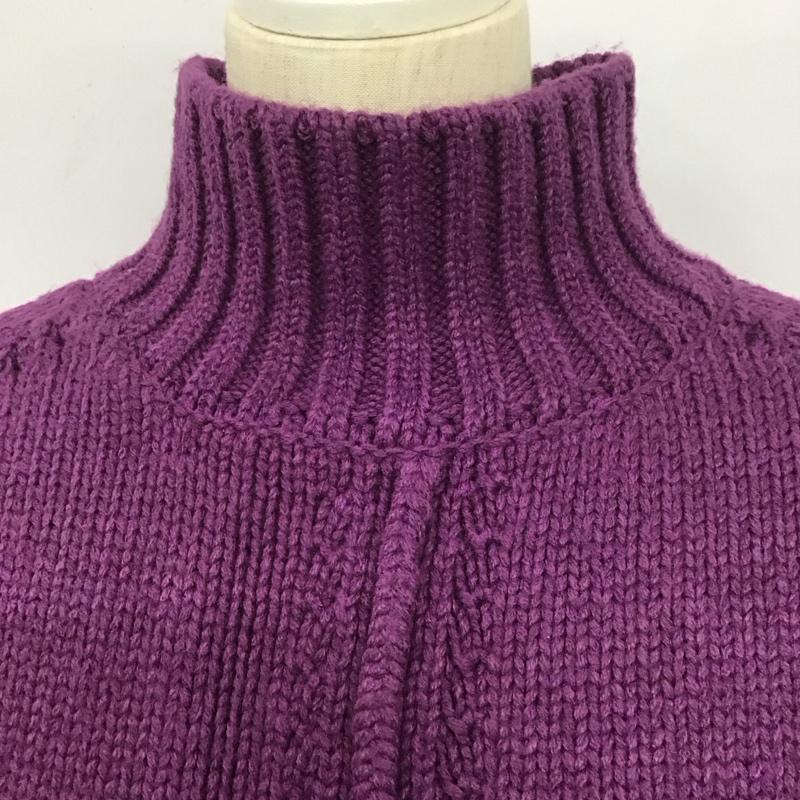 マウジー MOUSSY ニット、セーター 長袖 029EAA70-5070 FREE 無地 紫 / パープル /  レディース USED 古着 中古 10126662