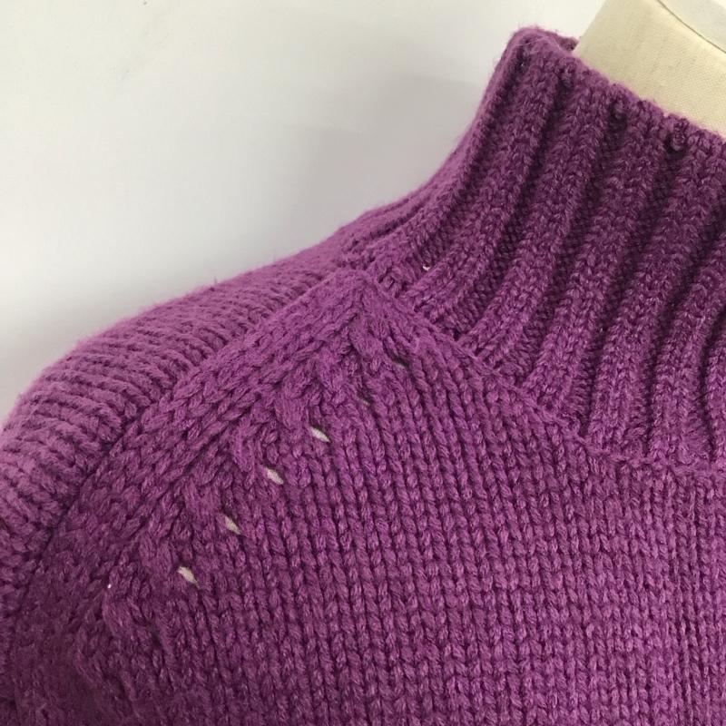マウジー MOUSSY ニット、セーター 長袖 029EAA70-5070 FREE 無地 紫 / パープル /  レディース USED 古着 中古 10126662