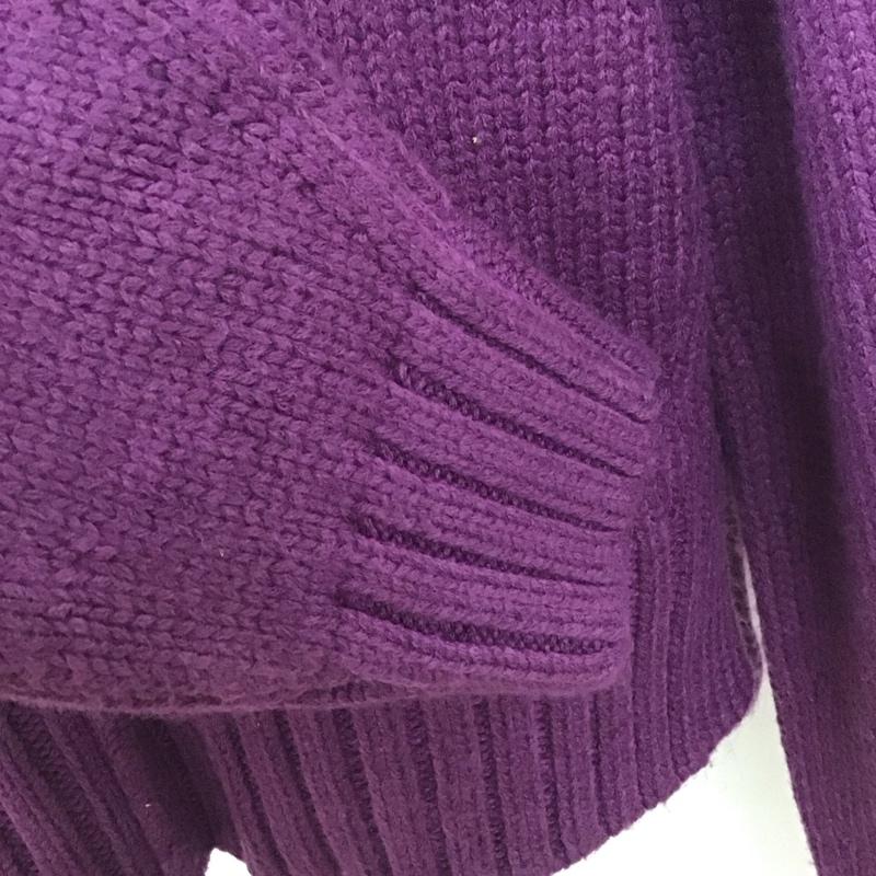 マウジー MOUSSY ニット、セーター 長袖 029EAA70-5070 FREE 無地 紫 / パープル /  レディース USED 古着 中古 10126662
