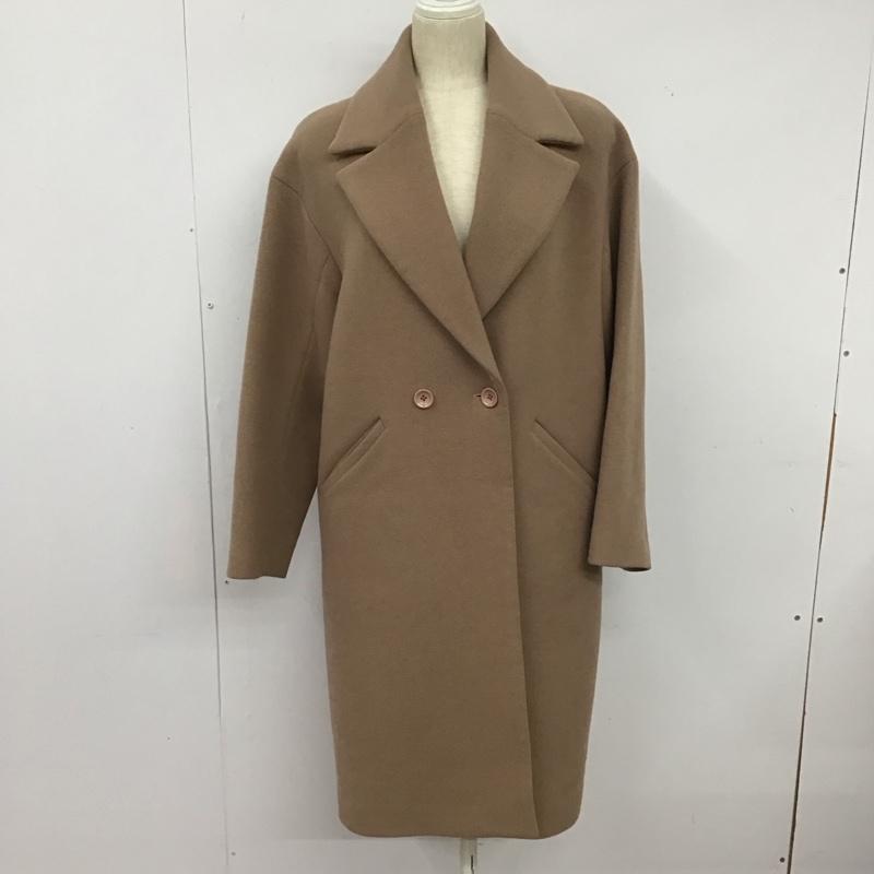 ユナイテッドアローズグリーンレーベルリラクシング UNITED ARROWS green label relaxing コート コート一般 38 無地 茶 / ブラウン /  レディース USED 古着 中古 10126663