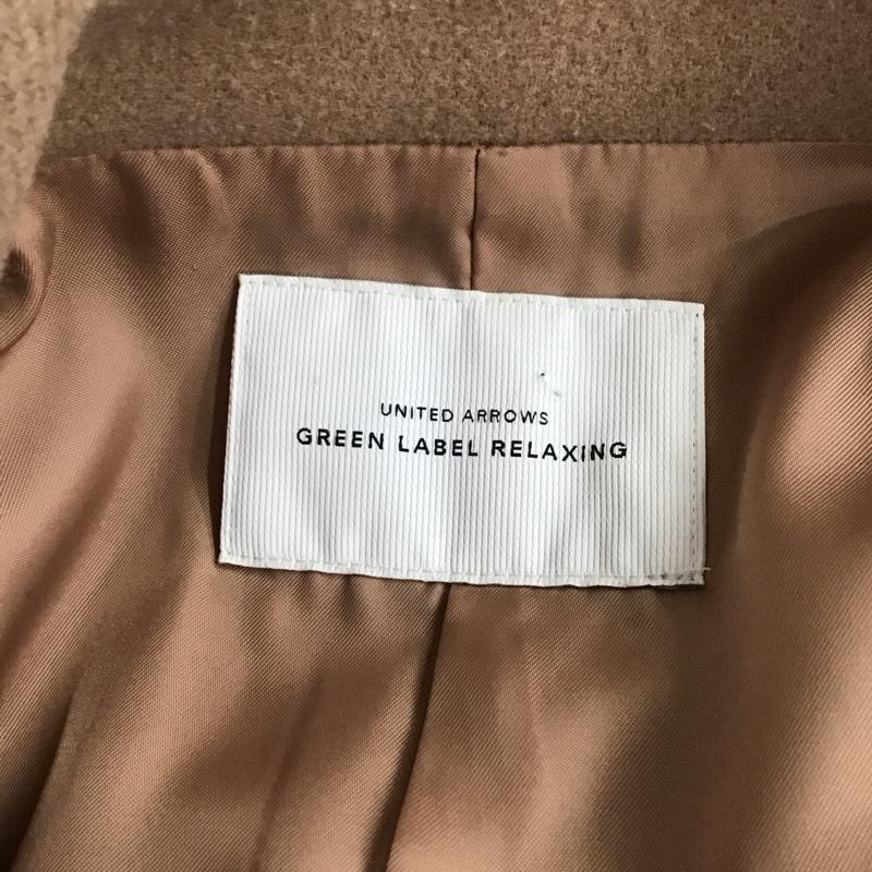 ユナイテッドアローズグリーンレーベルリラクシング UNITED ARROWS green label relaxing コート コート一般 38 無地 茶 / ブラウン /  レディース USED 古着 中古 10126663