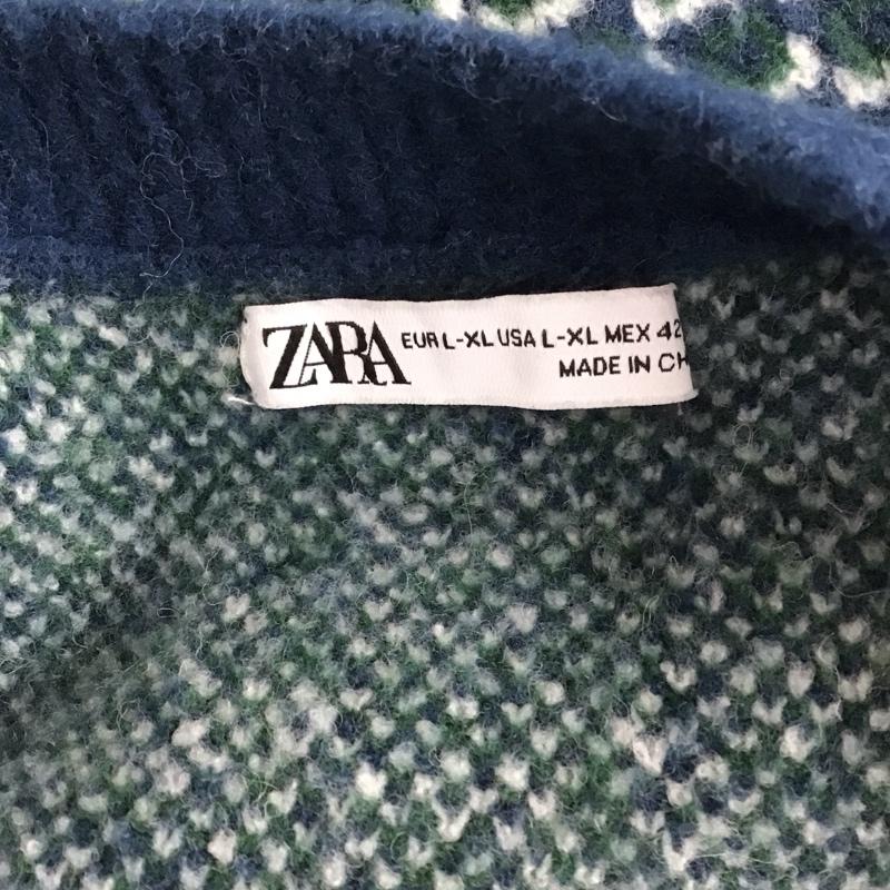 ザラ ZARA ベスト ベスト L  マルチカラー / マルチカラー /  レディース USED 古着 中古 10126668