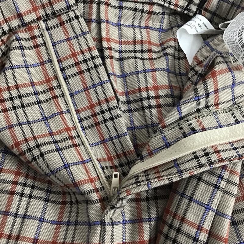 ザラ ZARA スカート ロングスカート M チェック マルチカラー / マルチカラー /  レディース USED 古着 中古 10126679