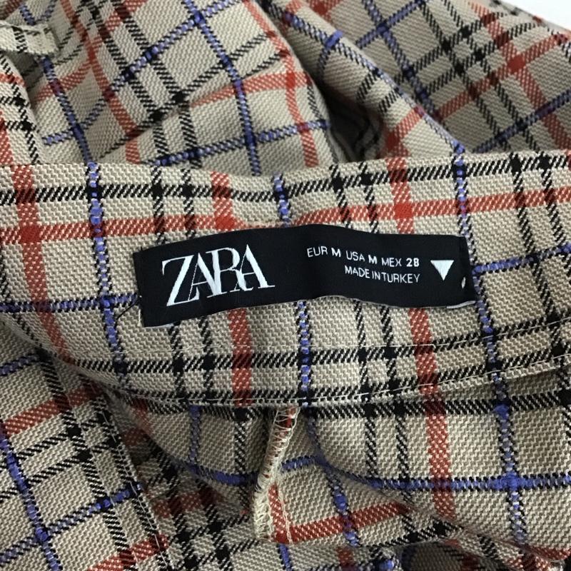 ザラ ZARA スカート ロングスカート M チェック マルチカラー / マルチカラー /  レディース USED 古着 中古 10126679