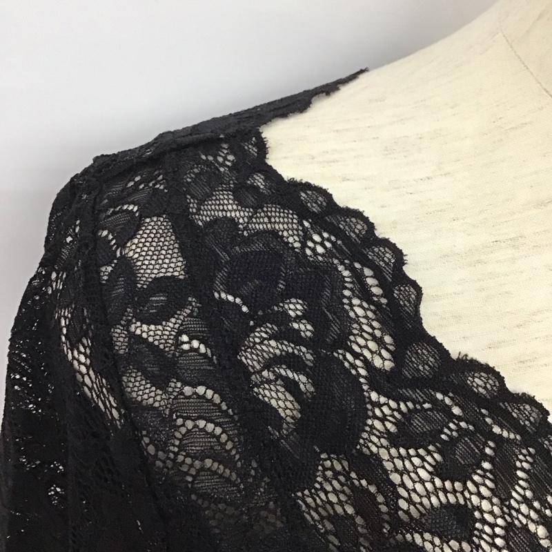 フーズフーチコ who s who Chico カットソー 長袖 FREE 無地 黒 / ブラック /  レディース USED 古着 中古 10126682