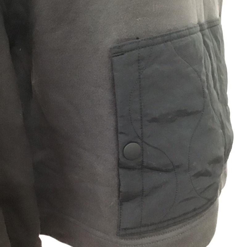 ニューバランス New Balance トレーナー 長袖 WT23508 モックネック フリースウーブンミックストップ M ロゴ、文字 黒 / ブラック /  レディース USED 古着 中古 10126684