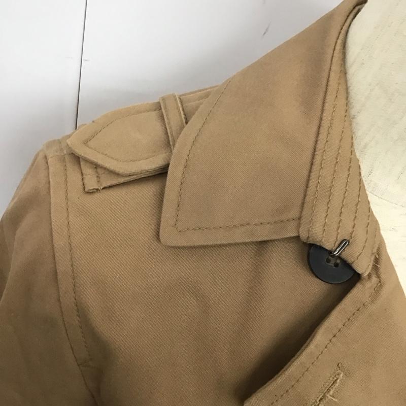 ザラ ZARA コート トレンチコート M 無地 茶 / ブラウン /  レディース USED 古着 中古 10126690