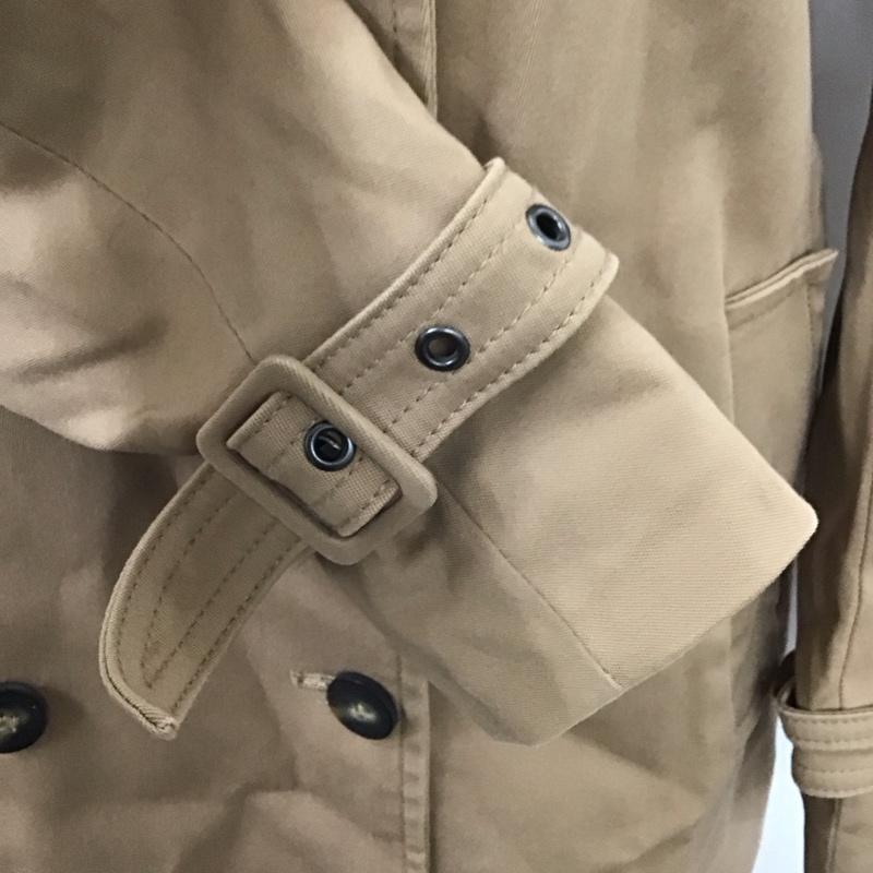 ザラ ZARA コート トレンチコート M 無地 茶 / ブラウン /  レディース USED 古着 中古 10126690