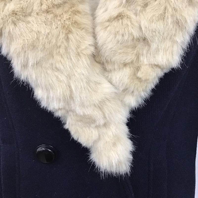ザラ ZARA コート コート一般 S 無地 紺 / ネイビー /  レディース USED 古着 中古 10126691