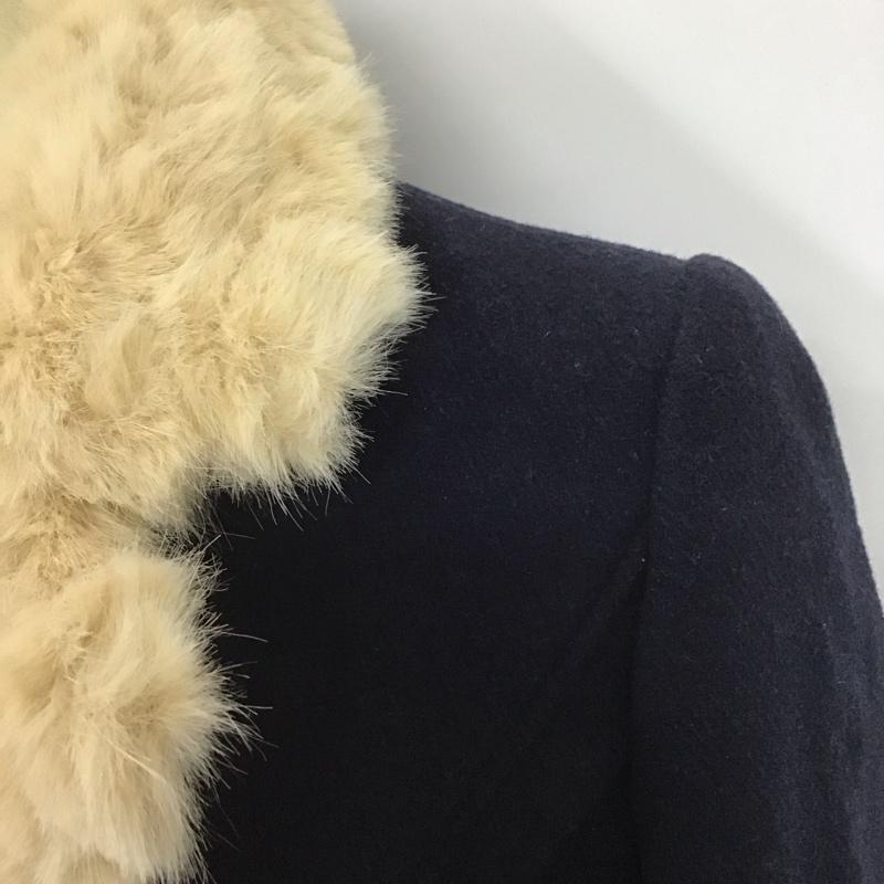 ザラ ZARA コート コート一般 S 無地 紺 / ネイビー /  レディース USED 古着 中古 10126691