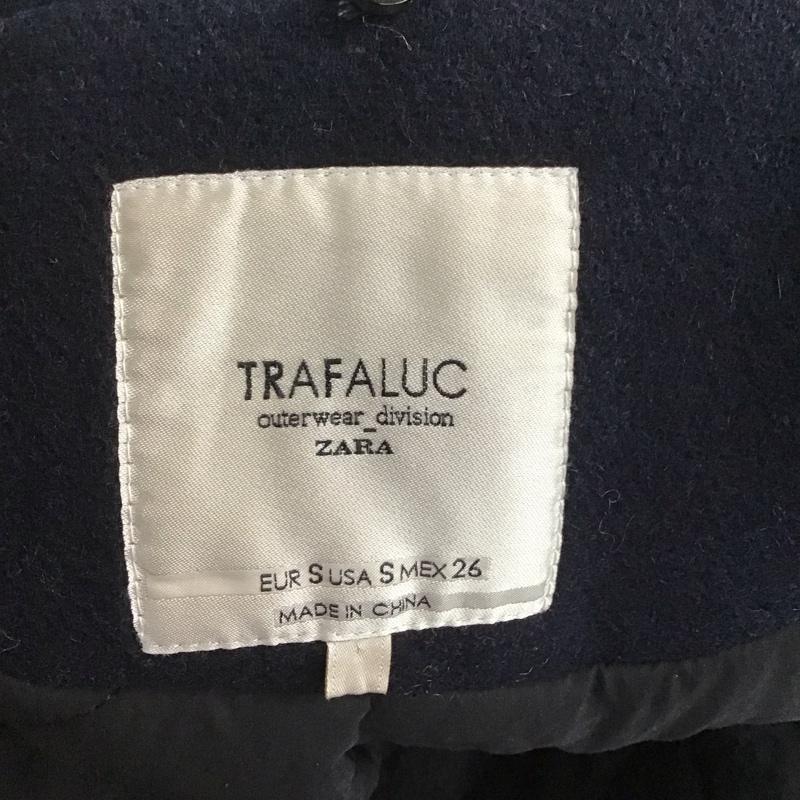ザラ ZARA コート コート一般 S 無地 紺 / ネイビー /  レディース USED 古着 中古 10126691