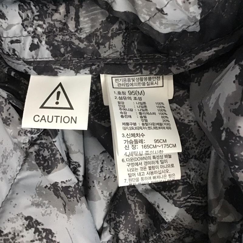 ザノースフェイス THE NORTH FACE ジャケット、上着 ダウンジャケット NJ1DN69A スタンドネックダウンジャケット M プリント X ロゴ、文字 黒 / ブラック /  メンズ USED 古着 中古 10126695