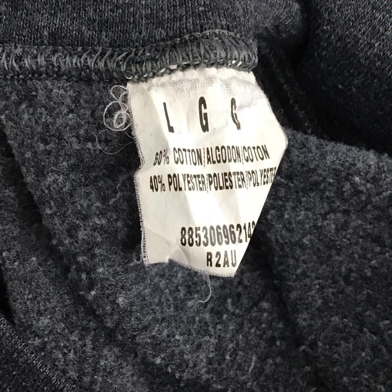 フルーツオブザルーム FRUIT OF THE LOOM パーカー 長袖 L プリント チャコールグレー / チャコールグレー /  メンズ USED 古着 中古 10126696