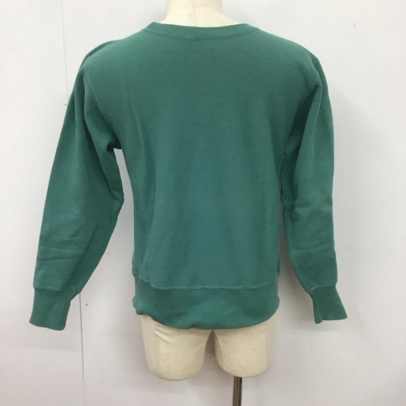 チャンピオン Campion トレーナー 長袖 M ロゴ、文字 緑 / グリーン /  メンズ USED 古着 中古 10126699