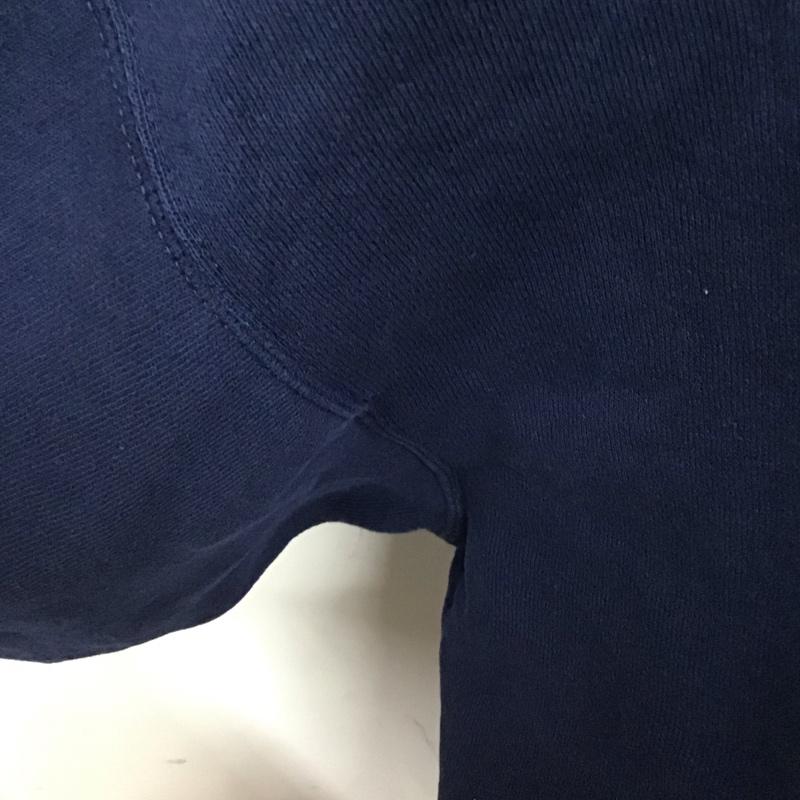 ソフィー SOFFE トレーナー 長袖 XL プリント 紺 / ネイビー /  メンズ USED 古着 中古 10126700