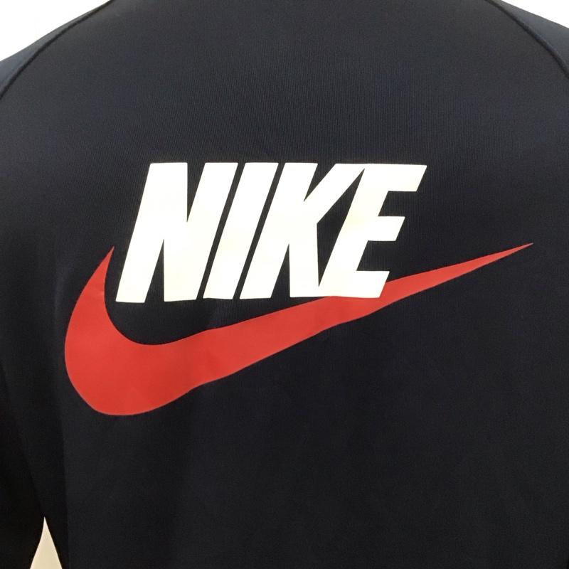 ナイキ NIKE ジャケット、上着 ジャンパー、ブルゾン AJ2681-451 NSW Taped Track Jacket Poly S ロゴ、文字 紺 / ネイビー /  メンズ USED 古着 中古 10126701