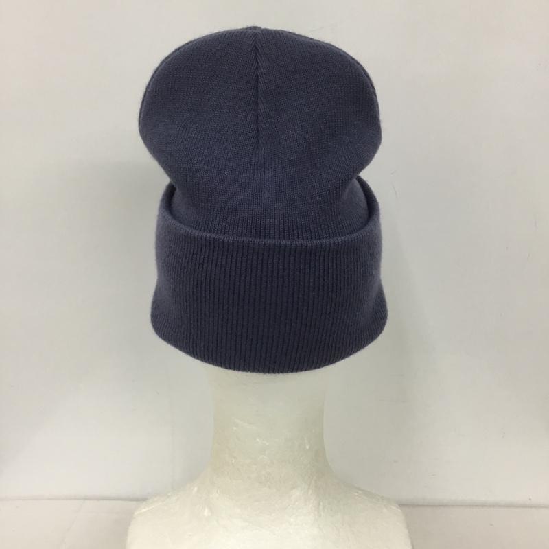 カーハート Carhartt 帽子 ニット帽 I020222 ACRYLIC WATCH HAT ロゴ、文字 青 / ブルー /  メンズ USED 古着 中古 10126705