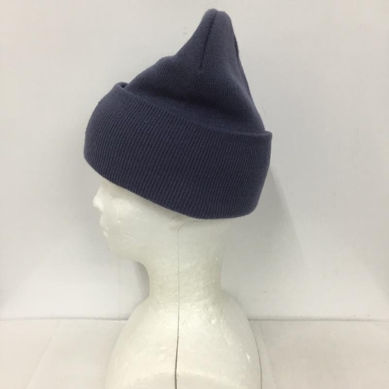 カーハート Carhartt 帽子 ニット帽 I020222 ACRYLIC WATCH HAT ロゴ、文字 青 / ブルー /  メンズ USED 古着 中古 10126705
