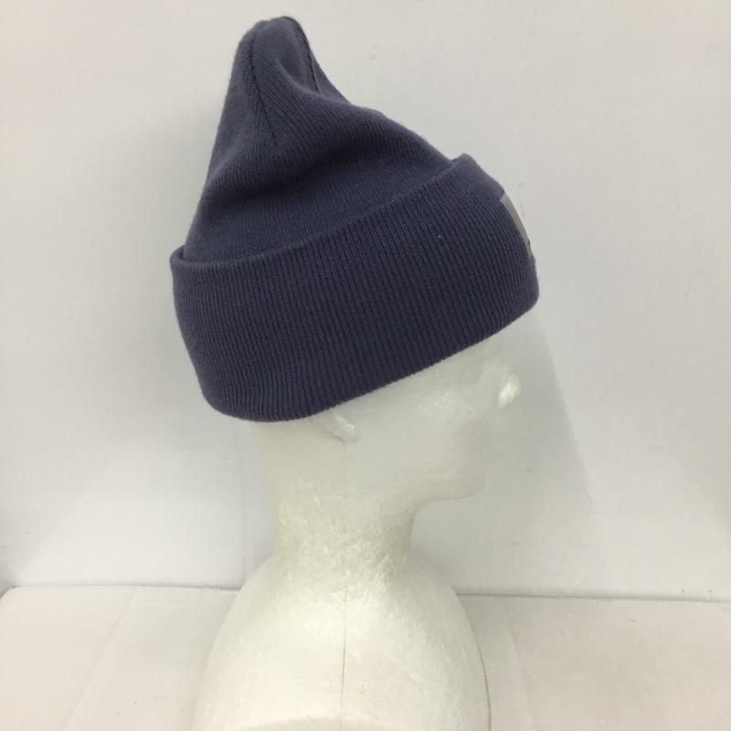 カーハート Carhartt 帽子 ニット帽 I020222 ACRYLIC WATCH HAT ロゴ、文字 青 / ブルー /  メンズ USED 古着 中古 10126705