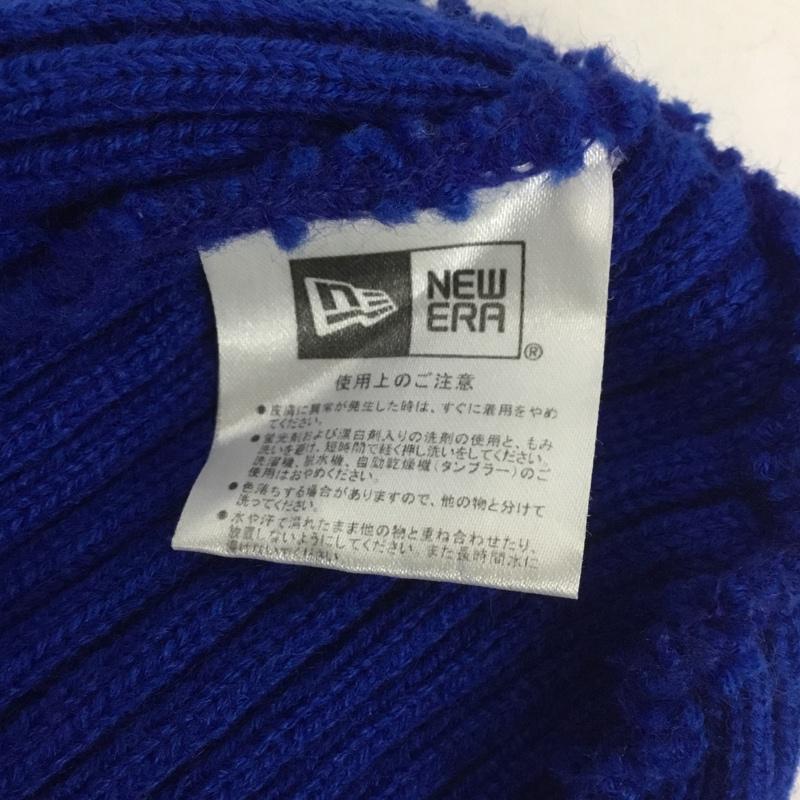 カーハート Carhartt 帽子 ニット帽 NEW ERA ニットキャップ ミリタリーウォッチニット ロゴ、文字 青 / ブルー /  メンズ USED 古着 中古 10126707